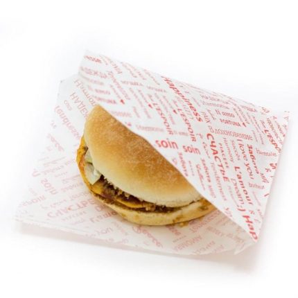 Hamburger kese kağıdı beyaz 
