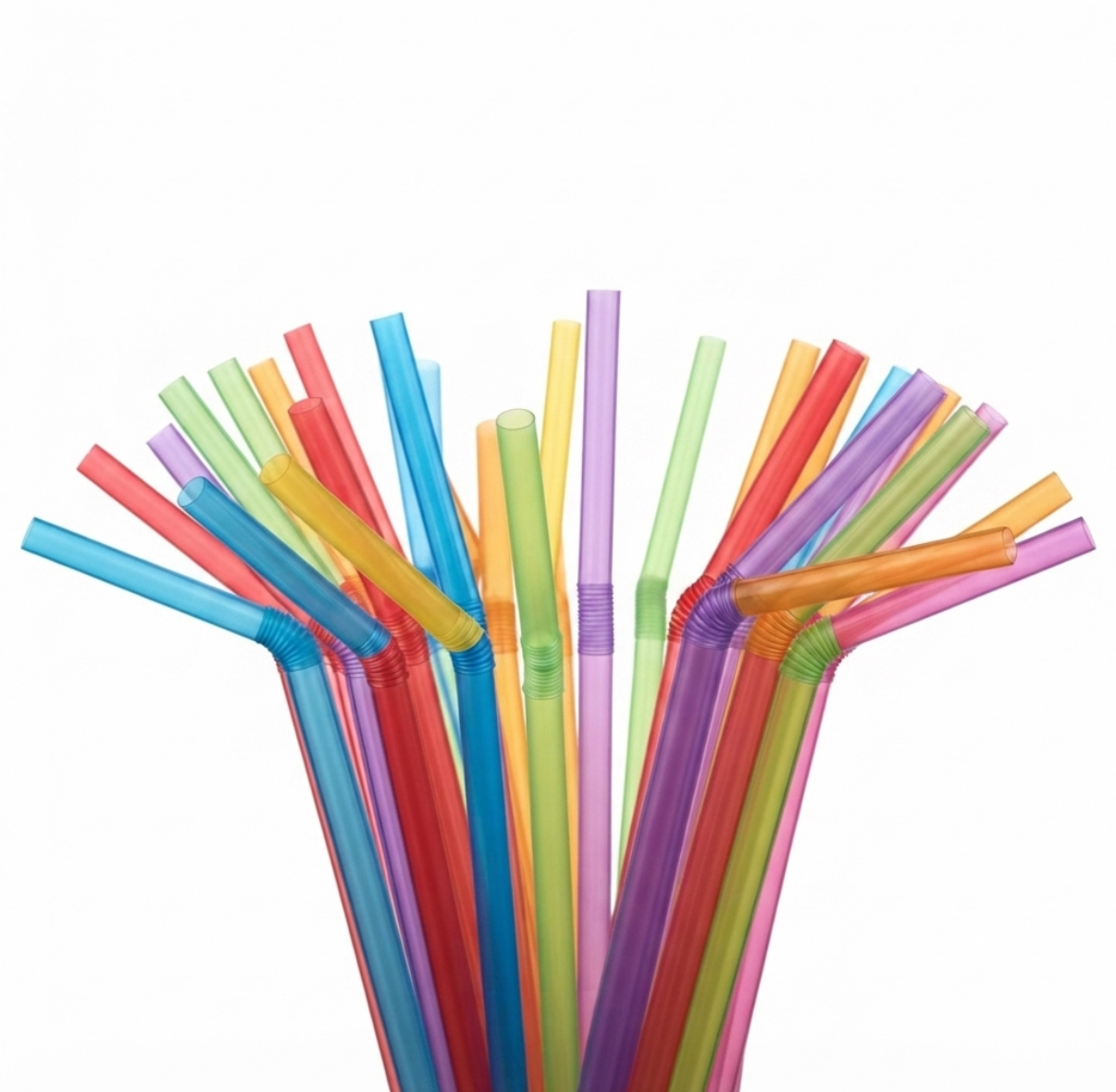 Renkli körüklü pipet 