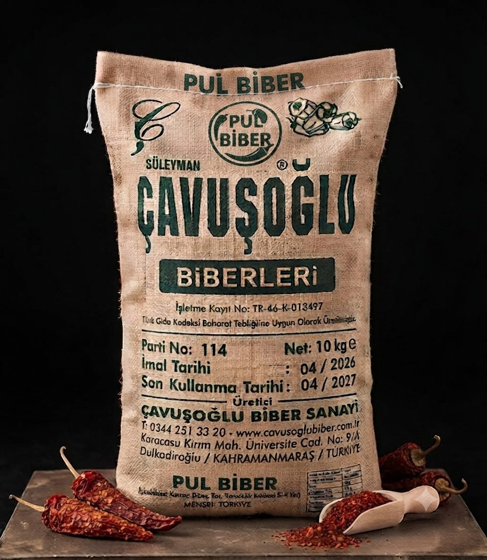 Çavuşoğlu pul biber 