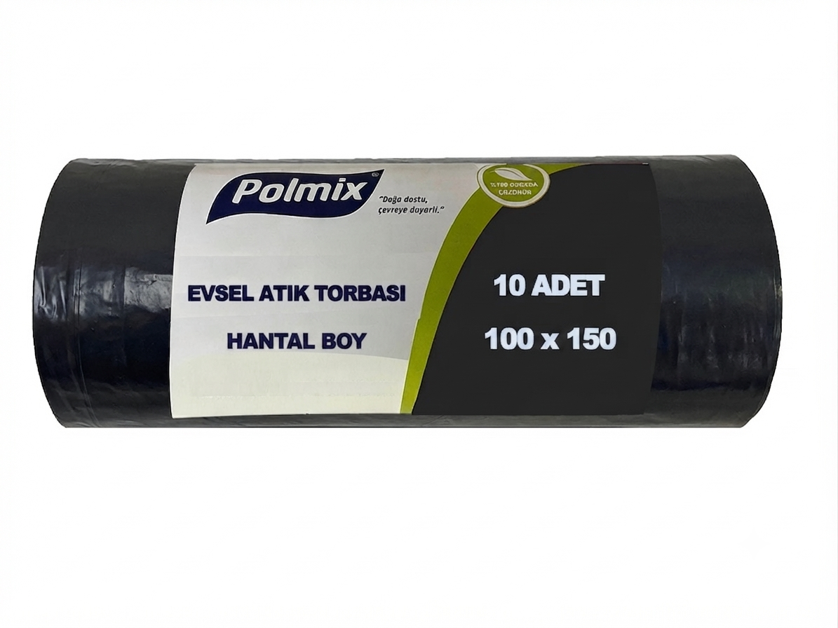 Ekstra kalın hantal boy çöp poşeti 100x150